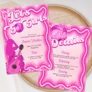 Wedding,Nashville Bachelorette, Bachelorette, Invitation