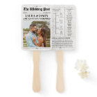 Wedding Newspaper with Timeline, Wedding Programs