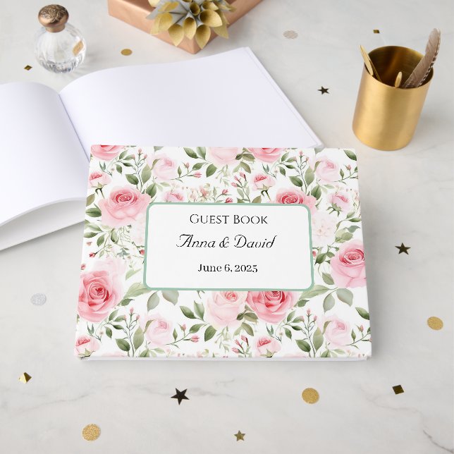 Wedding Non Foil Guest Book (Front Open)