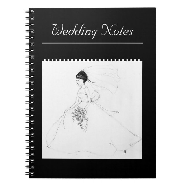 "Wedding Notes" Notebook (Front)