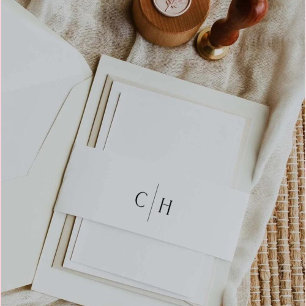 Wedding Of Invitation Belly Band