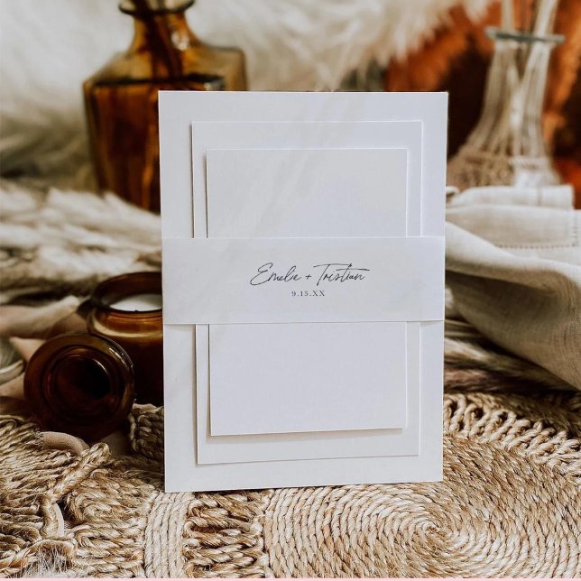 Wedding Of Invitation Belly Band (Creator Uploaded)