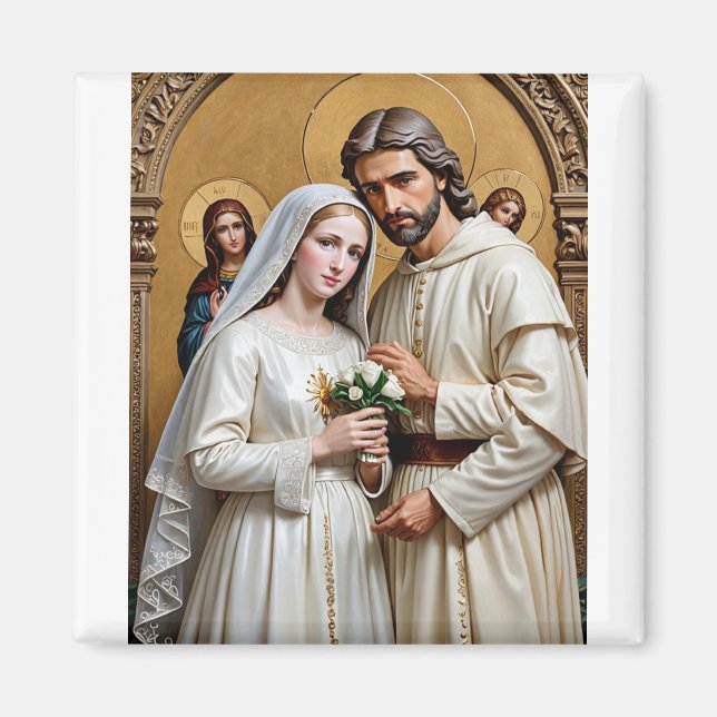 Wedding of Mary & Joseph, Magnet (Front)