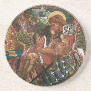 Wedding of St George, Princess Sabra by Rossetti Coaster