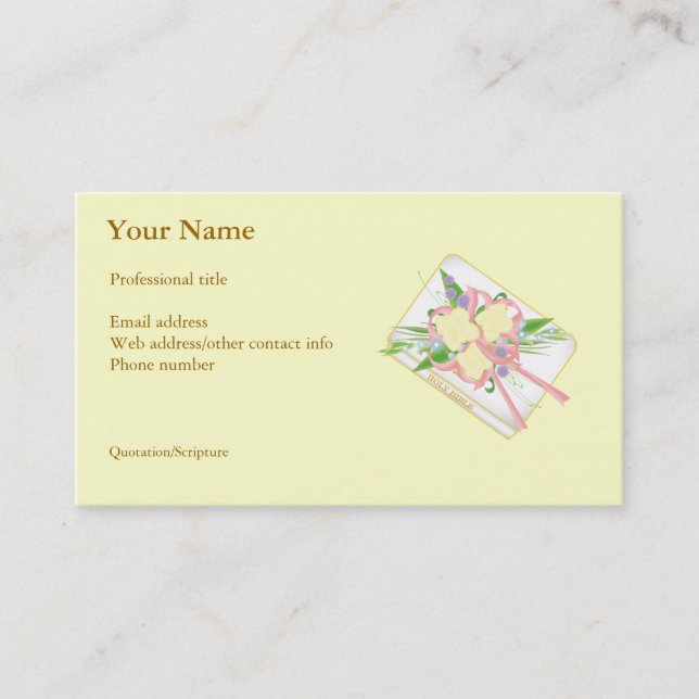 Wedding Officiant Business Cards (Front)