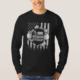 Wedding Officiant Ceremony Internet Ordained Minis T-Shirt