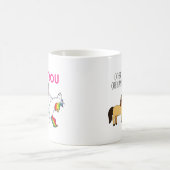 Wedding Officiant Funny Proposal Unicorn Coffee Mug (Center)