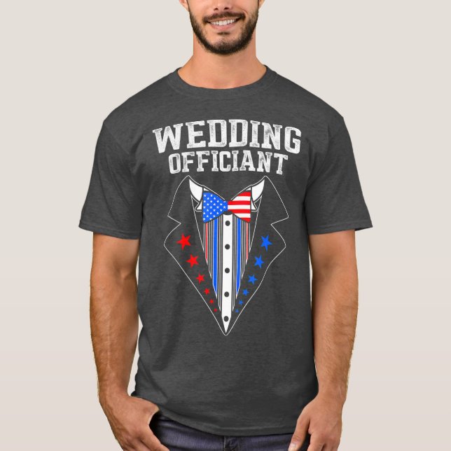 Wedding Officiant Proposals Internet Ordained T-Shirt (Front)