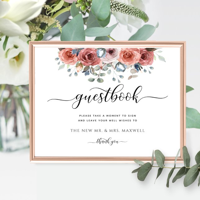 Wedding or Other, Blissful Floral, Guestbook Sign (Creator Uploaded)