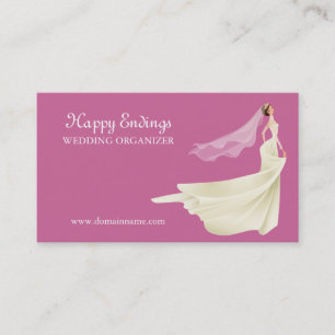 Wedding Organiser Business Card Template