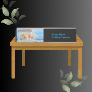 Wedding Organiser Desk Name Plate