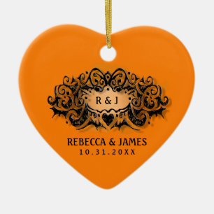 Wedding Ornament - Halloween Love