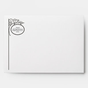 Wedding outer envelope Ironworks