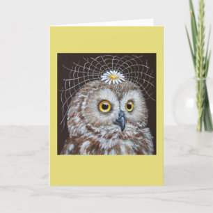 wedding owl card