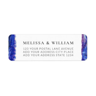 Wedding Painted Return Address Label