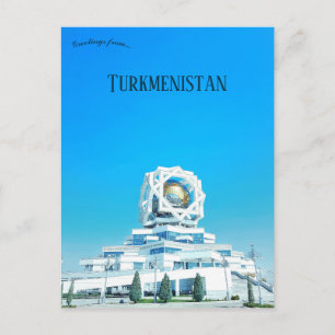 Wedding Palace in Ashgabat Turkmenistan Postcard