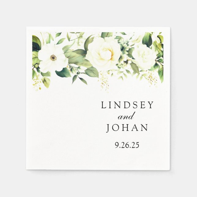 Wedding Paper Napkin (Front)