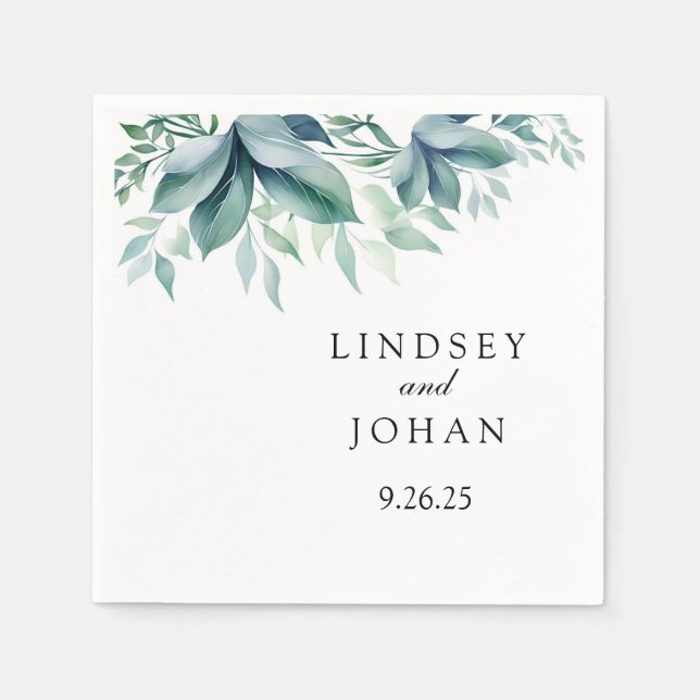 Wedding Paper Napkin (Front)