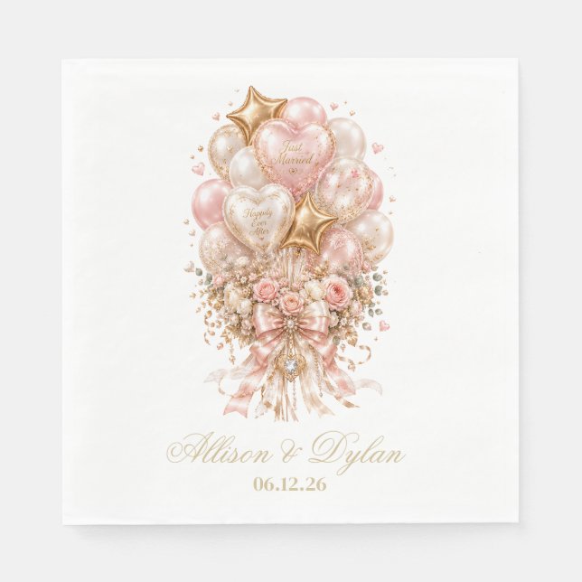Wedding Paper Napkins (Front)