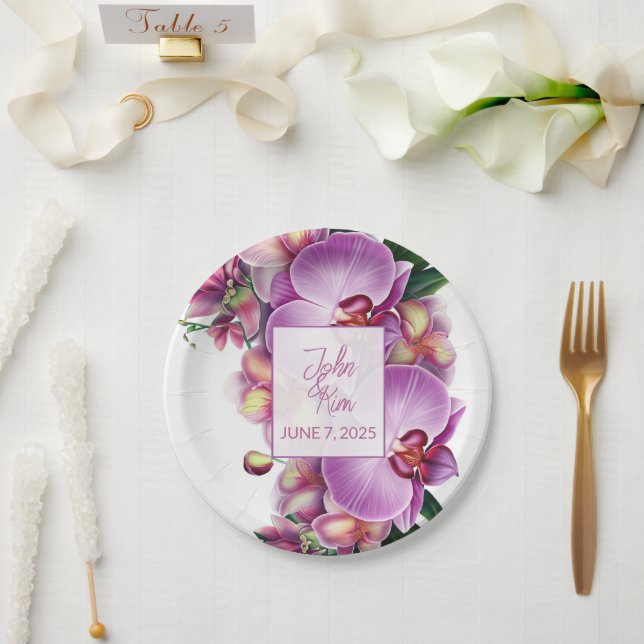 Wedding Paper Plate (Wedding)