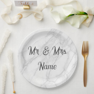 Wedding Paper Plate