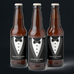 Wedding Party Beer Bottle Beer Bottle Label<br><div class="desc">Wedding Party Beer Bottle - easy to customise with names and wedding date</div>