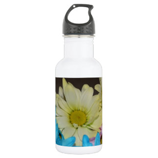Wedding Party Flowers Daisy Peace Love Destiny 532 Ml Water Bottle