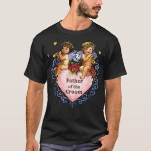 Wedding party gift father of the groom angels cher T-Shirt