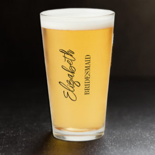 Wedding Party Glass