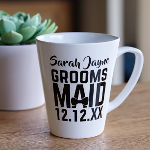 Wedding Party Groomsmaid Gift Latte Mug