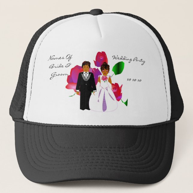 "Wedding Party" Hat - Customisable (Front)