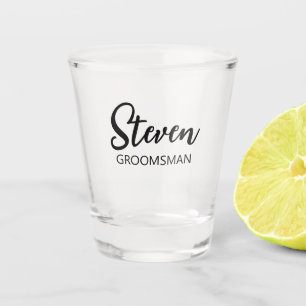 Wedding Party Personalised Shot Glass Gift