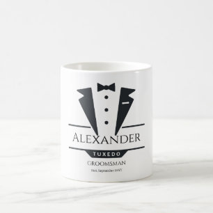 Wedding Party Tuxedo Gifts Groomsman   Coffee Mug