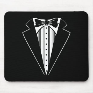 Wedding Party Tuxedo Matching Bachelor Party Funny Mouse Pad