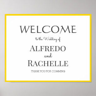 Wedding Party Welcome  Poster