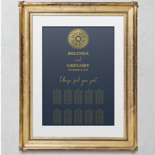 Wedding Passport Compass Wedding Seating Chart