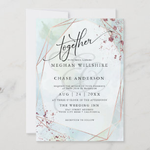 WEDDING   Pastel Dusty Blue Sage Jaspé 