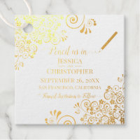 Wedding Pencil us In Save the Date Frilly Elegant
