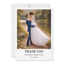 Wedding Personalised Card | Simple Elegant Couple
