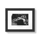 Wedding Photo and Typewriter Caption Just Married