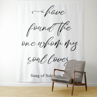 Wedding Photo Backdrop I Have Found The One Tapestry