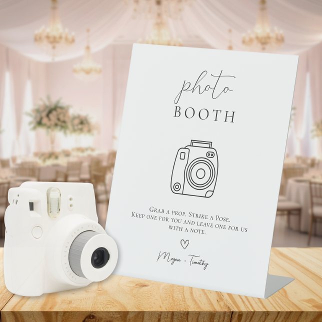 Wedding Photo Booth Tabletop sign (Creator Uploaded)