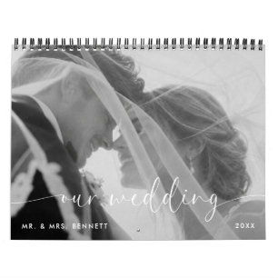 Wedding Photo Calendar