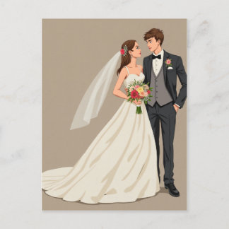 wedding photo card