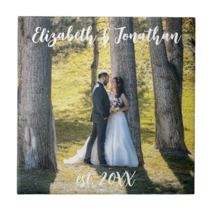 Wedding Photo Ceramic Tile