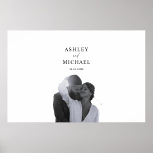 Wedding Photo Guest Signature Poster