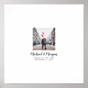 Wedding Photo Guestbook for Handwritten Wishes