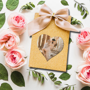 Wedding Photo Heart Sticker