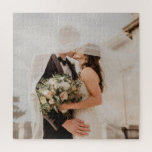 Wedding Photo Keepsake  Jigsaw Puzzle<br><div class="desc">This custom puzzle makes a perfect gift for an engagement party,  a wedding,  an anniversary...  Personalise it now with your photo!</div>