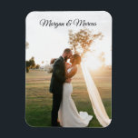 Wedding Photo  Magnet<br><div class="desc">This Wedding Photo Magnet makes a great gift or favour!</div>